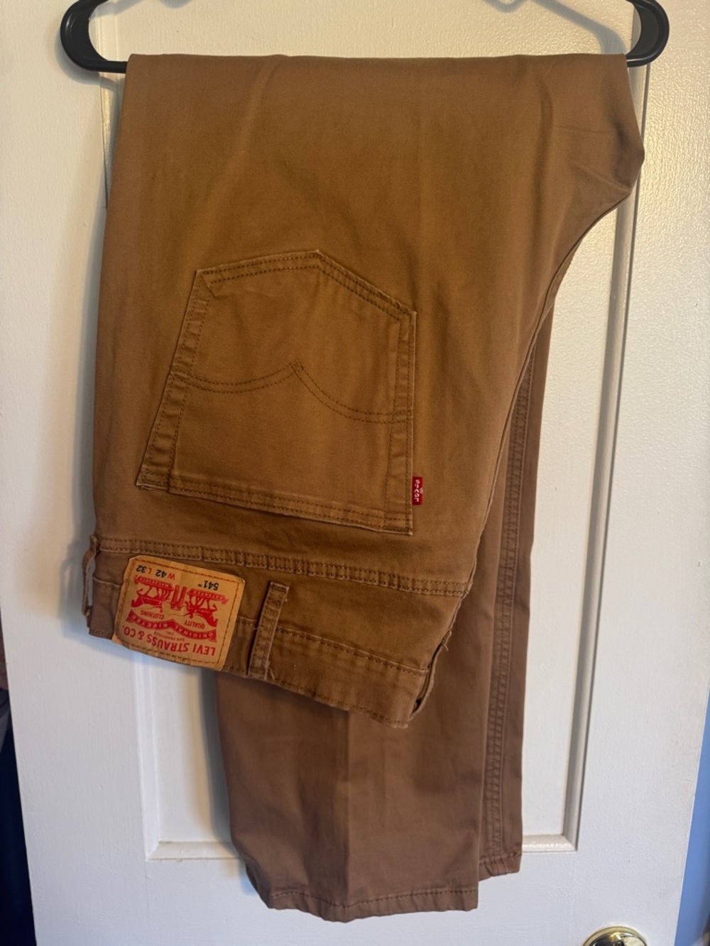 Levi's Tan Brown Straight-Leg Jeans